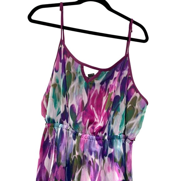 Lane Bryant Womens Size 18 20 Strappy Whimsigoth Fairycore Dress Flowy Dressy Ma - Picture 2 of 9